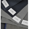 english selvage light grey color bird's eye style wool and polyester blend fabric for woman suit 2017